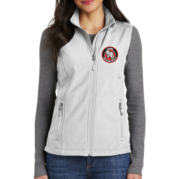 Port Authority® Ladies Core Soft Shell Vests - Embroidered Logo Thumbnail