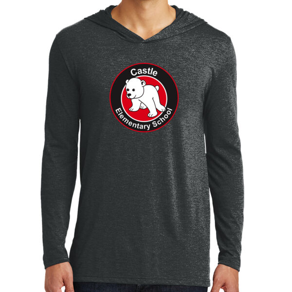 District ® Perfect Tri ® Long Sleeve Hooded Tee - Printed Logo Thumbnail