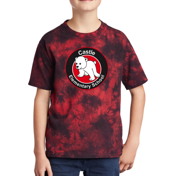 Port & Company ® Youth Crystal Tie-Dye Tee - Printed Logo Thumbnail