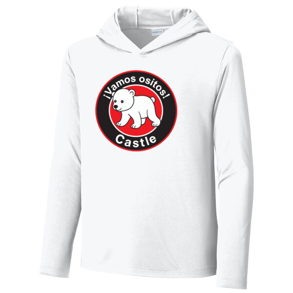 Sport-Tek - Youth Posi-UV Pro Long Sleeve Hoodie - Printed Logo Thumbnail