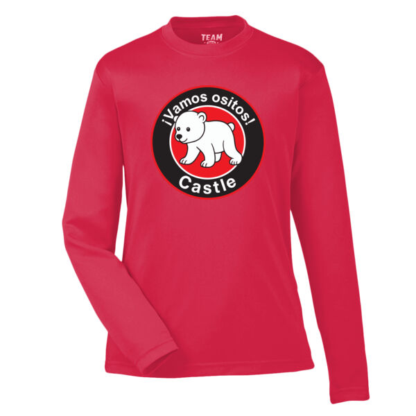 Team 365 - Youth Zone Performance Long Sleeve T-Shirt - Printed Logo Thumbnail