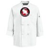 Eight Knot Button Chef Coat with Thermometer Pocket Thumbnail