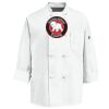 Eight Knot Button Chef Coat with Thermometer Pocket Thumbnail