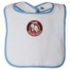 Infant Contrast Trim Terry Bib Thumbnail