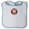 Infant Contrast Trim Terry Bib Thumbnail