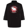 Ten Pearl Button Black Chef Coat Thumbnail