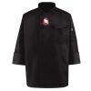 Black Knot Button Chef Coat Thumbnail